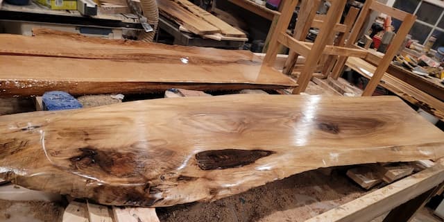 Black Walnut & Rock Maple Table Tops